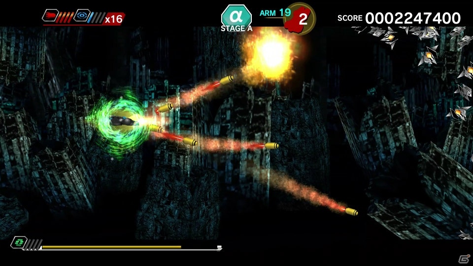 PS4/PS Vita/PC「ダライアスバースト クロニクルセイバーズ」DLC第1弾としてタイトーのSTG3タイトルの機体が登場！第2弾はセガとコラボの画像8