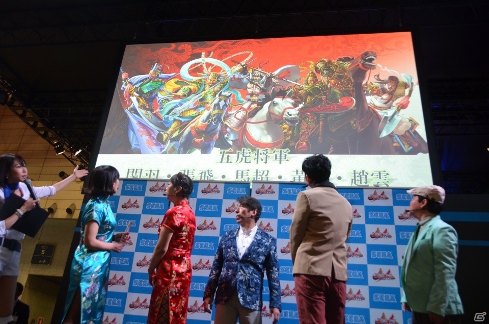 【JAEPO 2016】「三国志大戦」の新作タイトルが発表！ダチョウ倶楽部も駆けつけたステージをレポートの画像16