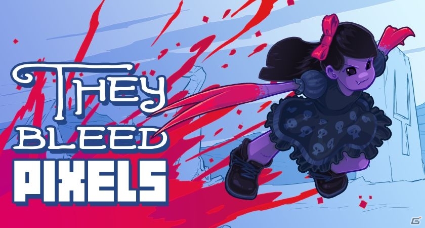 回転ノコギリに蹴り飛ばし、深淵で杭を叩きこむ―敵を血祭りに上げる2Dアクション「They Bleed Pixels」がPLAYISMにて配信の画像1