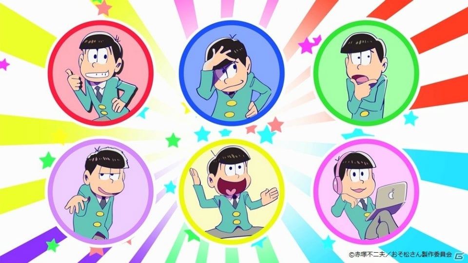 カラ松が参戦を表明！iOS/Android「ジーンクロス」TVCMがアニメ「おそ松さん」本放送内にて放映の画像1