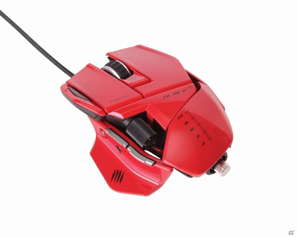 マッドキャッツ、多機能ゲーミングマウスシリーズの透明パッケージ第1弾「R.A.T.5 Mouse」「R.A.T.3 Mouse」を発売の画像1