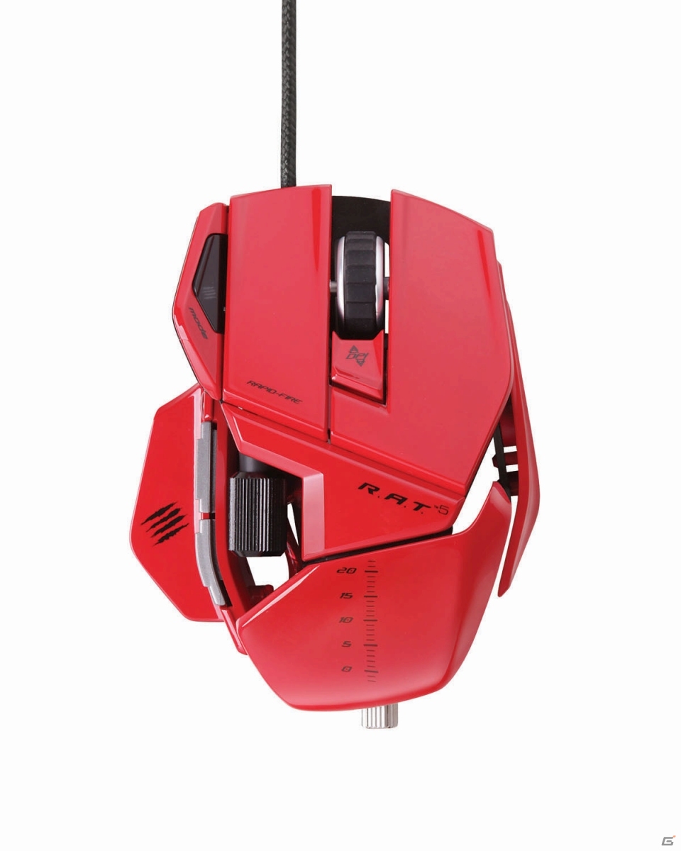 マッドキャッツ、多機能ゲーミングマウスシリーズの透明パッケージ第1弾「R.A.T.5 Mouse」「R.A.T.3 Mouse」を発売の画像5