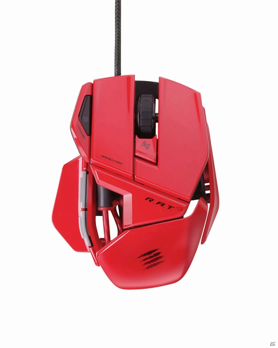 マッドキャッツ、多機能ゲーミングマウスシリーズの透明パッケージ第1弾「R.A.T.5 Mouse」「R.A.T.3 Mouse」を発売の画像8