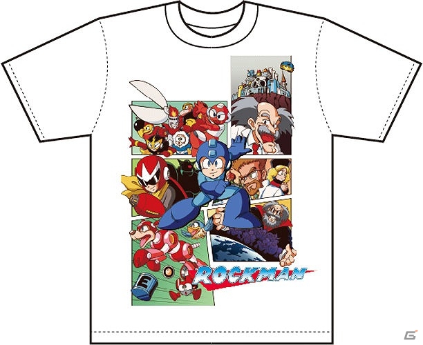 クッションやバスタオル、Tシャツなどのグッズが勢ぞろい！「ロックマンくじ」や「ロックマン Tシャツ」などのグッズ情報が公開の画像9
