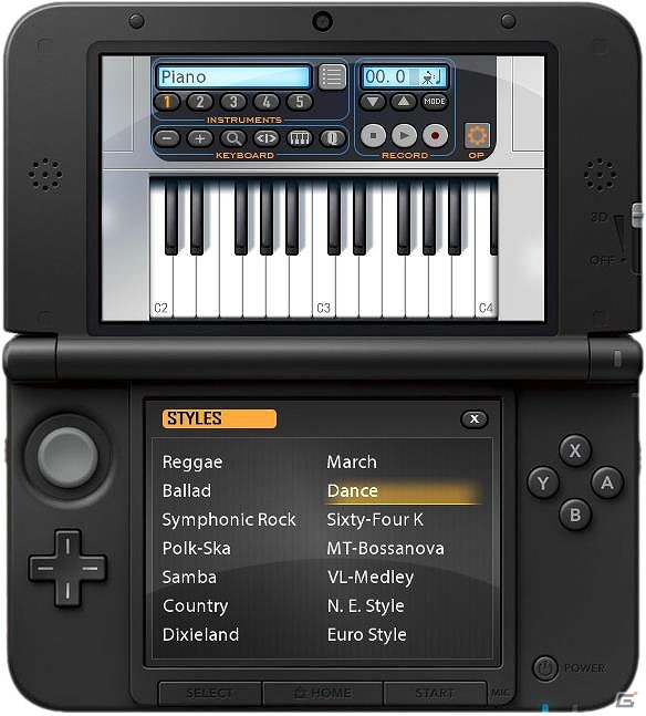 多彩な楽器で簡単に作曲ができる3DS「Musicverse バーチャル キーボード」が3月2日に配信の画像4