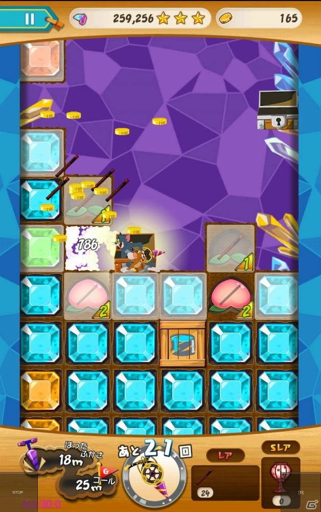 iOS/Android「トムとジェリー ざくざくトレジャー」ピッケル「ぼんぼりドリル」が登場するひなまつりイベントが開催！の画像4