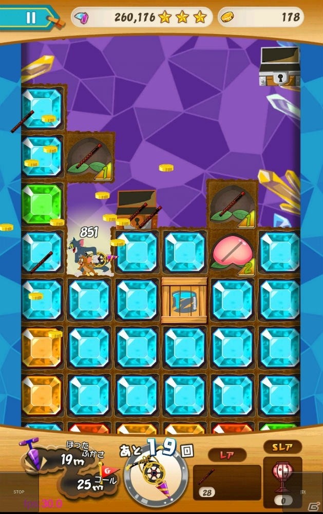 iOS/Android「トムとジェリー ざくざくトレジャー」ピッケル「ぼんぼりドリル」が登場するひなまつりイベントが開催！の画像5