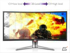 ゲーマー向け35型144Hz駆動2000Rカーブ型ゲーミングディスプレイ「XR3501」の発売日が2016年3月4日に決定の画像5