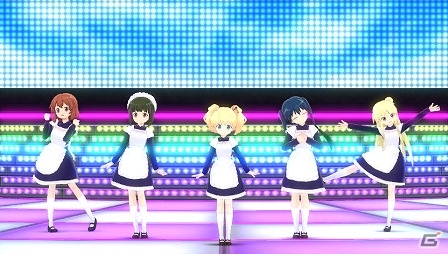 PS Vita「ミラクルガールズフェスティバル」追加コスチューム「這いよれ！ニャル子さんF：ステージ衣装Aセット」「きんいろモザイク：メイド服セット」などが配信の画像4