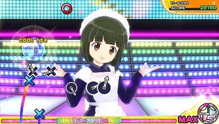 PS Vita「ミラクルガールズフェスティバル」追加コスチューム「這いよれ！ニャル子さんF：ステージ衣装Aセット」「きんいろモザイク：メイド服セット」などが配信の画像5