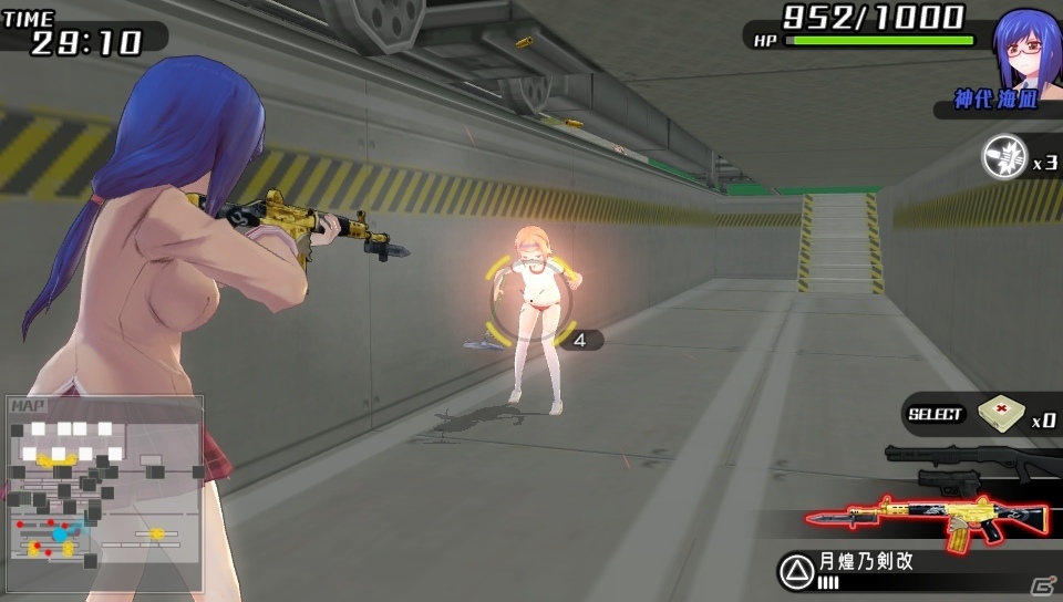 PS Vita「バレットガールズ2」購買部の雪城瑠水がプレイアブル化！おしゃぶり、うなぎ、練乳を使った尋問はいかが？の画像16