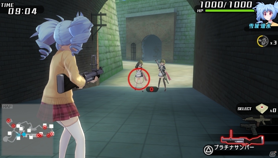 PS Vita「バレットガールズ2」購買部の雪城瑠水がプレイアブル化！おしゃぶり、うなぎ、練乳を使った尋問はいかが？の画像7