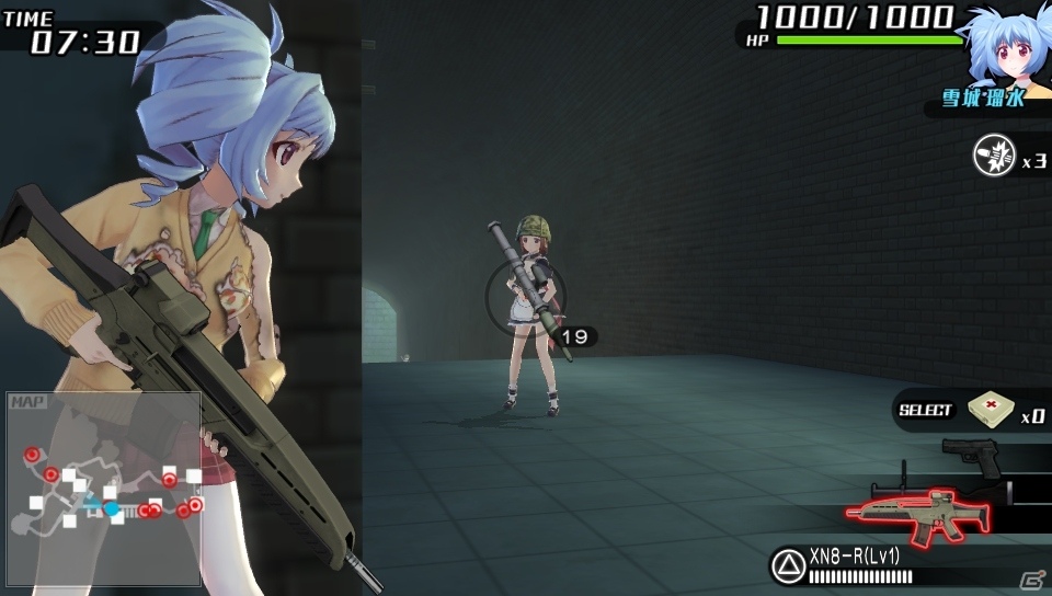 PS Vita「バレットガールズ2」購買部の雪城瑠水がプレイアブル化！おしゃぶり、うなぎ、練乳を使った尋問はいかが？の画像8