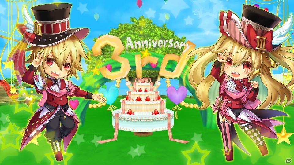 iOS/Android「ぷちっとくろにくる」3周年を記念したアニバーサリーイベントが開催！ミニゲームで遊べるマップが登場の画像1