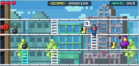 レトロなパズルアクションでギャングと知恵比べ？iOS/Android「TRAP DA GANG」が3月31日に配信！ティザーサイトがオープンの画像2