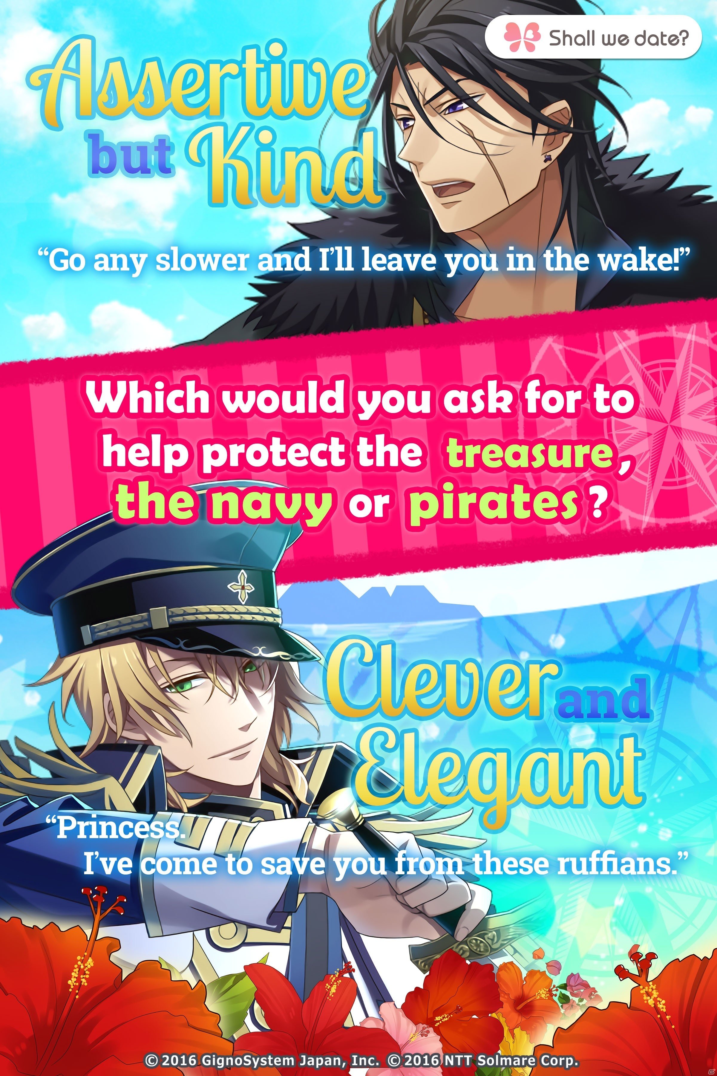 「恋スル海賊レジェンド」の海外版「Shall we date？：Pirates -Treasured Love in the Ocean-」がiOS/Android向けに配信の画像3