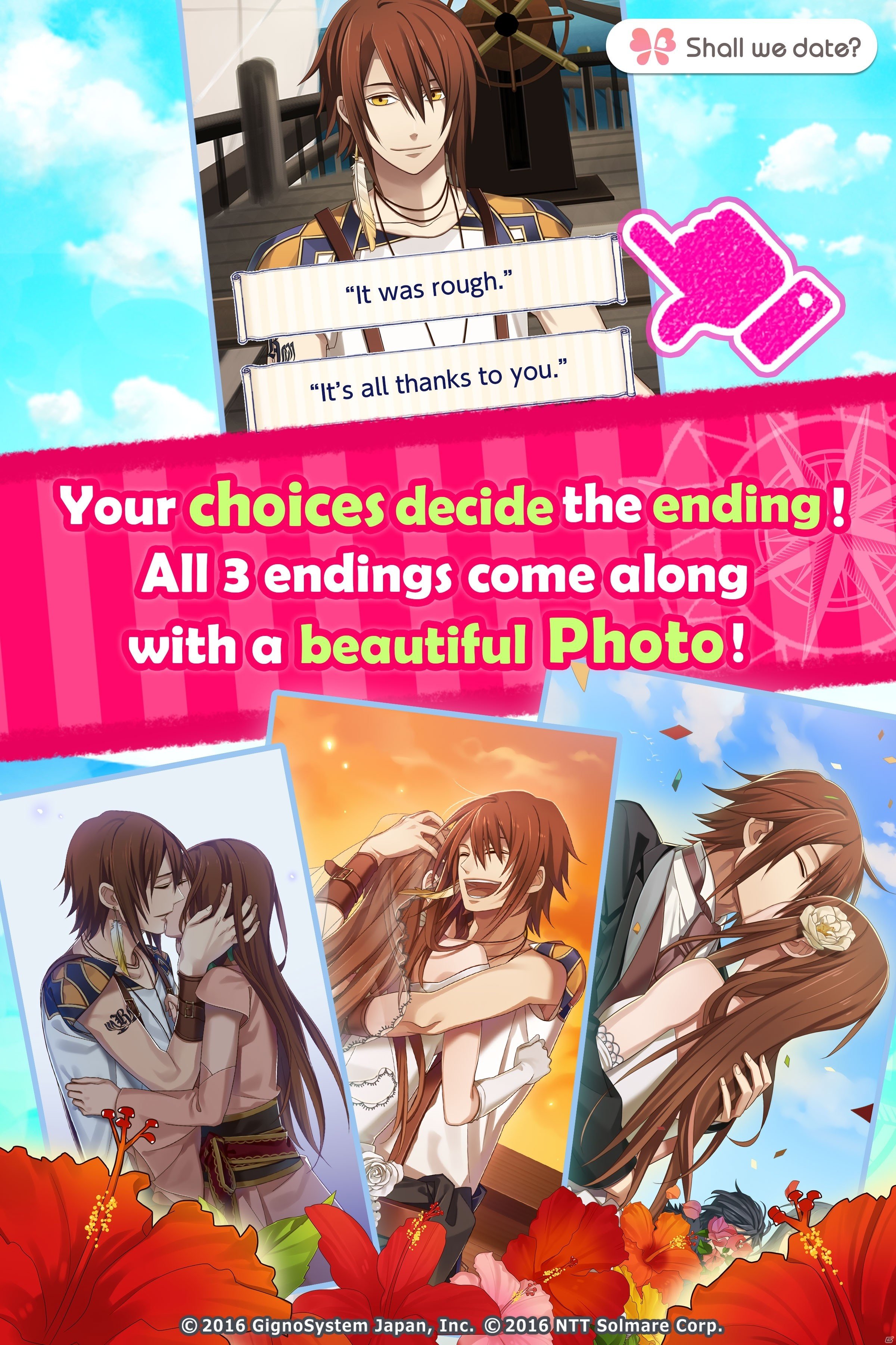 「恋スル海賊レジェンド」の海外版「Shall we date？：Pirates -Treasured Love in the Ocean-」がiOS/Android向けに配信の画像5