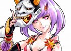 PC「一血卍傑-ONLINE-」しろー大野氏、川人やすたけ氏が描いたキャラクター「ハンニャ」「ゴエモン」が公開！