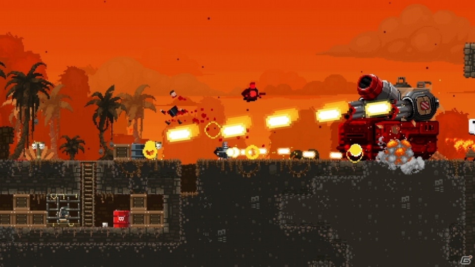 マッチョなアニキとテロ組織を壊滅！PS4向け協力2Dアクション「Broforce」が配信開始の画像4