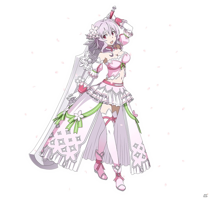 iOS/Android「ソードアート・オンライン コード・レジスタ」アスナ＆ストレアが桜装備で登場！イベント「桜花参集！春の麗装」も開催の画像2