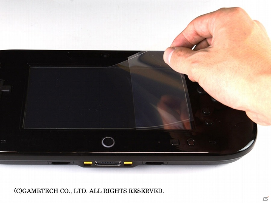 簡単・キレイに貼れて画面のキズをしっかりガードするWiiU GamePad用液晶保護シート「空気ゼロシートU」が発売の画像4