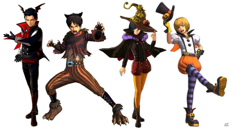 PS4/PS3/PS Vita「進撃の巨人」立体機動装置やブレードがハロウィーン仕様に！？有料DLC第3弾が配信開始の画像1