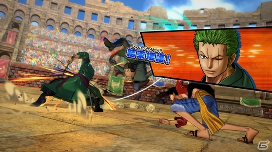 「ONE PIECE BURNING BLOOD」交代しながら攻防する結束連撃（トライブチェーン）＆結束援護（トライブアシスト）を紹介！超巨大キャラもプレイアブル化の画像4