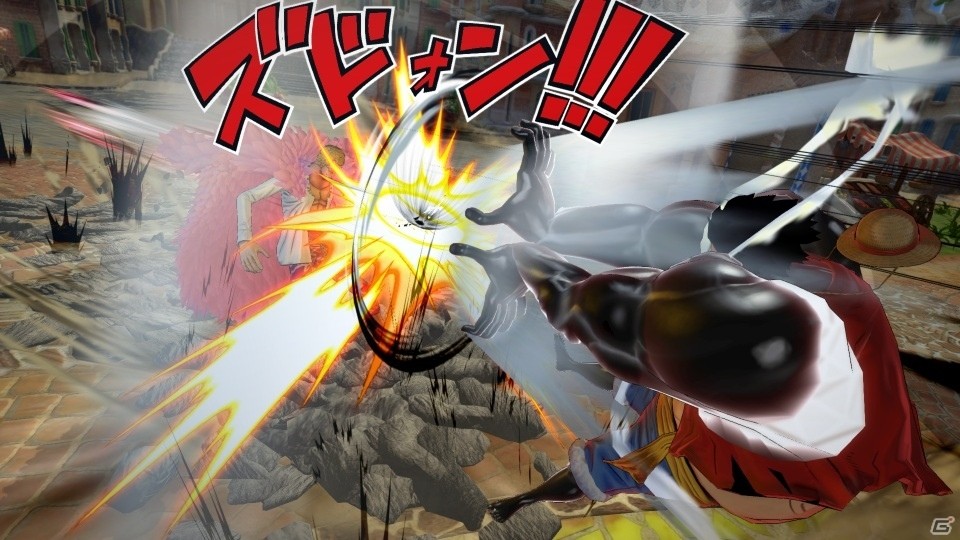 「ONE PIECE BURNING BLOOD」交代しながら攻防する結束連撃（トライブチェーン）＆結束援護（トライブアシスト）を紹介！超巨大キャラもプレイアブル化の画像7