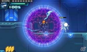 「蒼き雷霆 ガンヴォルト 爪」が3DSで今夏発売！DL専売で人気を博す本格横スクロール2Dアクションの続編が登場の画像12