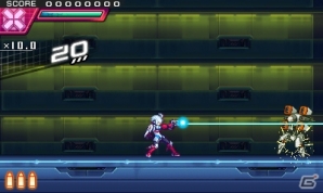 「蒼き雷霆 ガンヴォルト 爪」が3DSで今夏発売！DL専売で人気を博す本格横スクロール2Dアクションの続編が登場の画像24