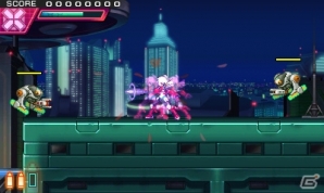 「蒼き雷霆 ガンヴォルト 爪」が3DSで今夏発売！DL専売で人気を博す本格横スクロール2Dアクションの続編が登場の画像33