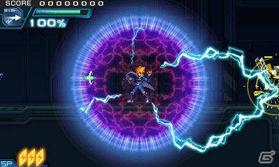 「蒼き雷霆 ガンヴォルト 爪」が3DSで今夏発売！DL専売で人気を博す本格横スクロール2Dアクションの続編が登場の画像14