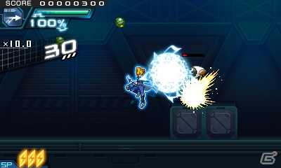 「蒼き雷霆 ガンヴォルト 爪」が3DSで今夏発売！DL専売で人気を博す本格横スクロール2Dアクションの続編が登場の画像21