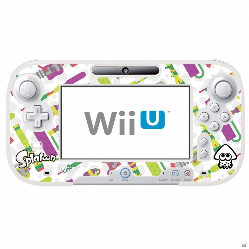 「スプラトゥーン イカしたプロテクトケース for Wii U Game Pad」が4月28日に発売！シオカラーズのクリーニングクロスも付属の画像2