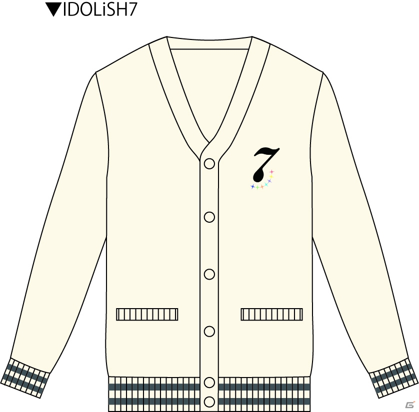 ACOSが「アイドリッシュセブン-IDOOLiSH7-」のイメージカーディガンを5月中旬に発売の画像1