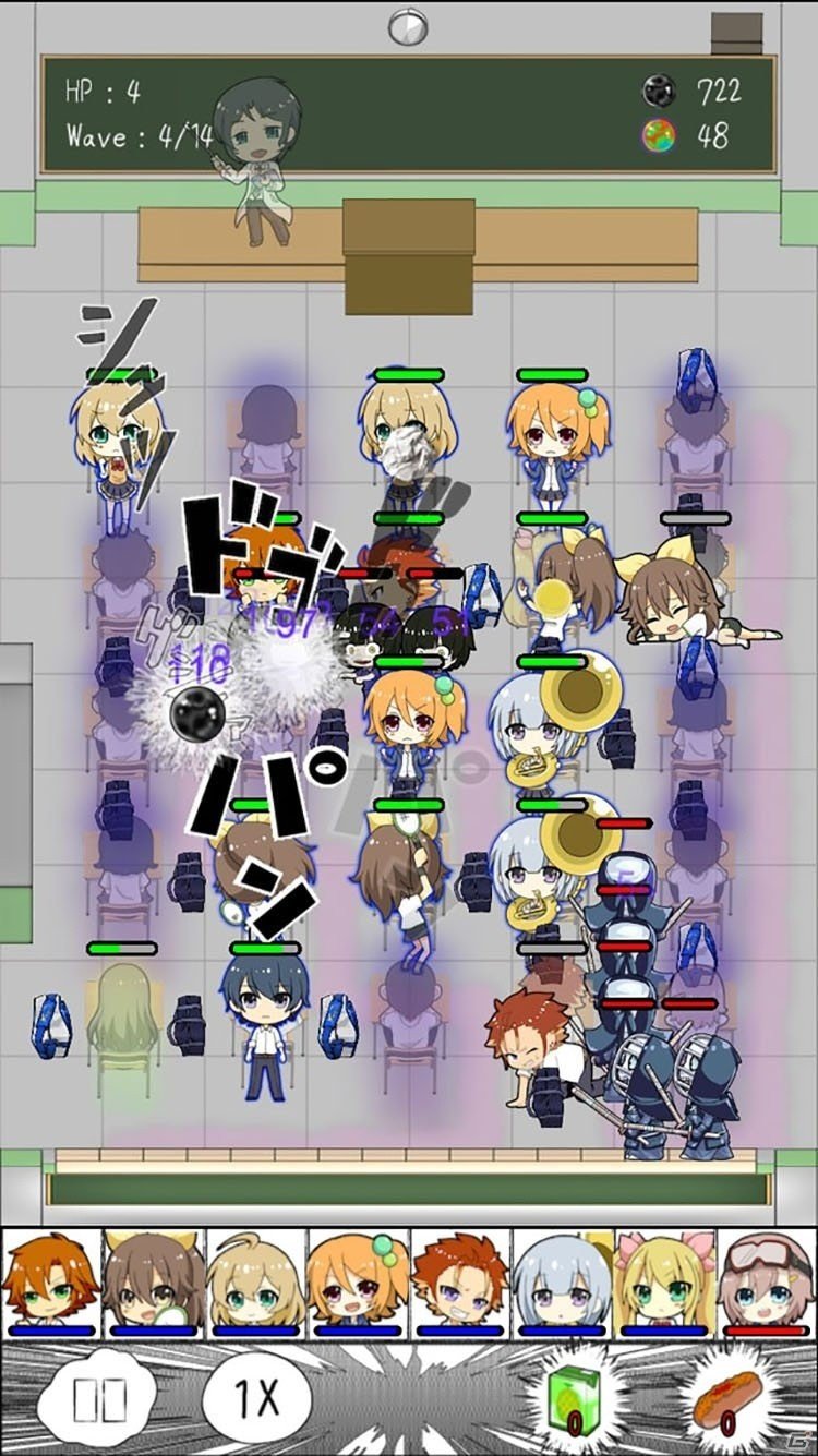 自分だけが防衛線！中二病妄想青春タワーディフェンス「青春ゾンビーズ～ねらわれた学園～」がiOS/Android向けに配信開始の画像4