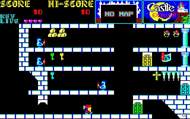 「プロジェクトEGG」にてエンターブレインの「Castle EXCELLENT（PC-8801版・Windows8.1対応版）」が配信開始！の画像2