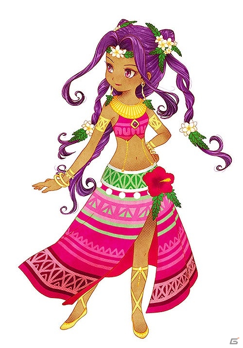 3DS「牧場物語 3つの里の大切な友だち」ルルココ村の南国の香り漂う結婚候補を紹介！仲良くなると子供も生まれる恋愛システムもチェックの画像1