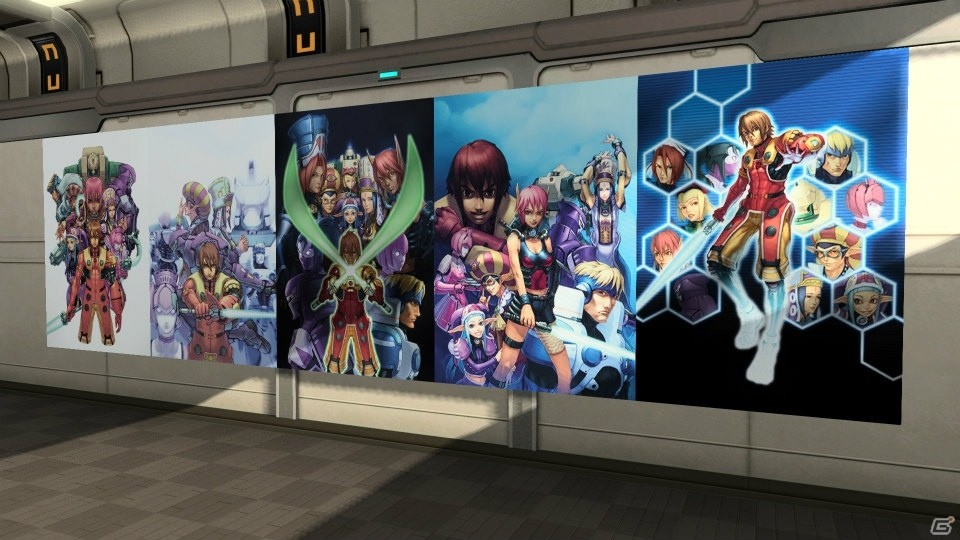 「ファンタシースターオンライン2」ギャザリングの実装に合わせたレイヤリングウェアが登場！歴代パッケージイラストのポスターもの画像50