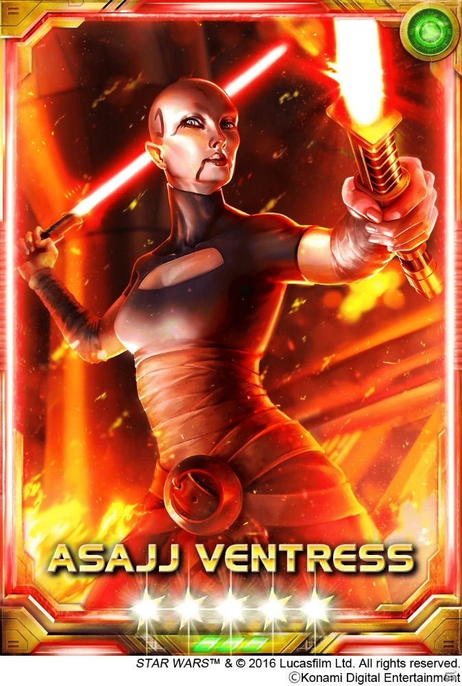 iOS/Android「スター・ウォーズ フォース コレクション」投票イベントで第1位を獲得したアソーカとアサージの5★オリジナルイラストカードが登場！の画像2