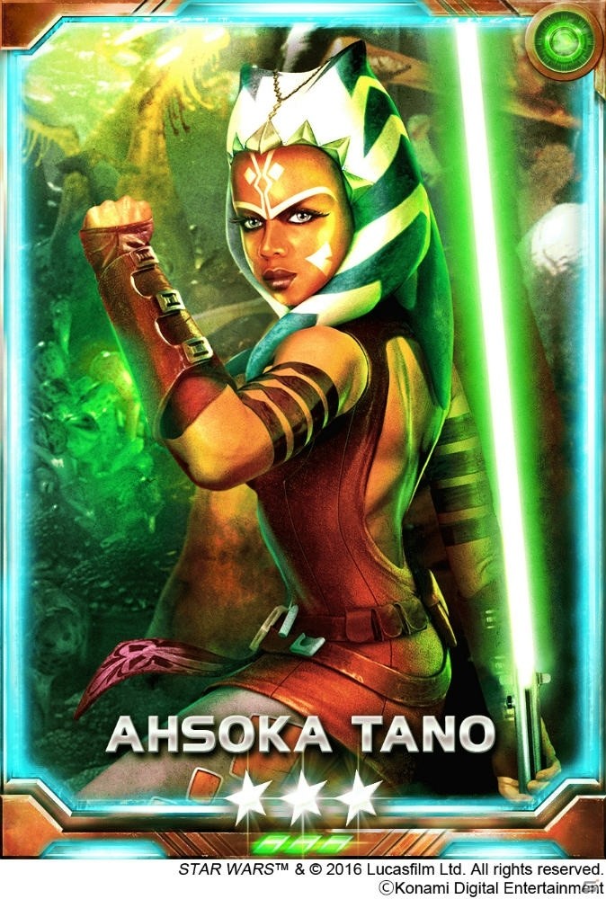 iOS/Android「スター・ウォーズ フォース コレクション」投票イベントで第1位を獲得したアソーカとアサージの5★オリジナルイラストカードが登場！の画像4