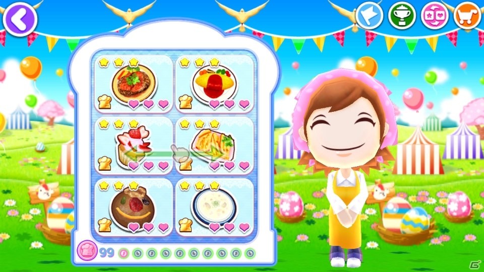 iOS/Android「クッキングママ おりょうりしましょ！」デビルド・エッグやほねつきラムチョップのレシピが入った「スプリングパック」が発売！の画像3