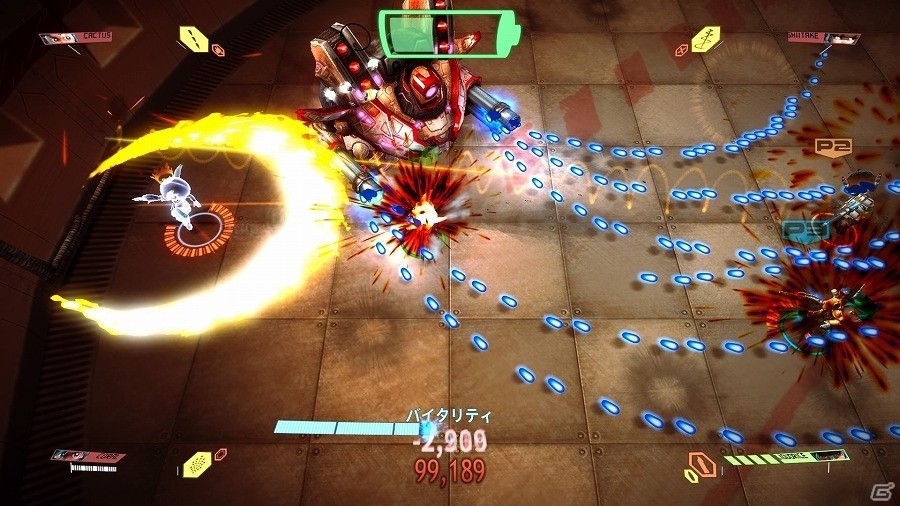 全方位型のアーケードシューティングゲーム「アサルトアンドロイドカクタス」がPS4向けに配信開始！の画像15
