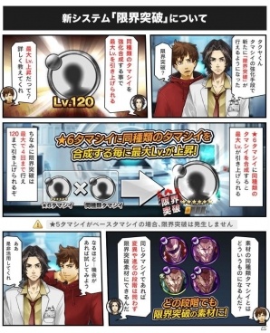 iOS/Android「消滅都市」タマシイの最大レベルを上昇させる「限界突破システム」が登場！ログインボーナスも実施決定の画像2