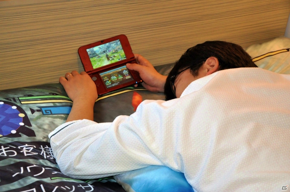 3DS「モンスターハンタークロス」のコラボルームが相鉄フレッサイン 東京京橋にオープン！モンハンづくしの室内をレポートの画像12