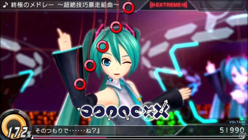 PS4/PS Vita「初音ミク -Project DIVA- X」に最高難度の曲ばかりを詰め込んだ「終極のメドレー」が登場！開発スタッフからのEXTREME譜面解説もの画像12