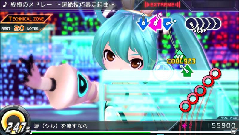 PS4/PS Vita「初音ミク -Project DIVA- X」に最高難度の曲ばかりを詰め込んだ「終極のメドレー」が登場！開発スタッフからのEXTREME譜面解説もの画像17