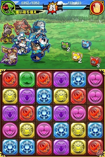 Mobage「戦国パズル!!あにまる大合戦」★4 新八マッピーが3月16日よりゲーム内に登場の画像5