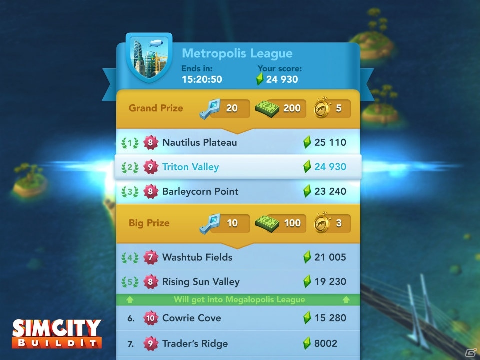 iOS/Android「SIMCITY BuildIt」スペシャルなランドマークや公園が獲得できる第1回市長コンテストが開催！の画像4