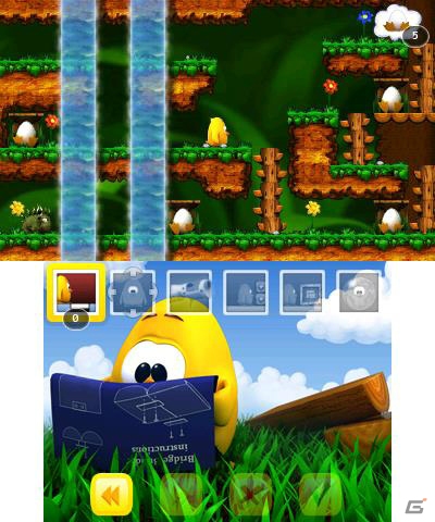 3DS向け2Dスクロールパズルアクション「TOKI TORI 3D」が3月23日に配信！の画像2